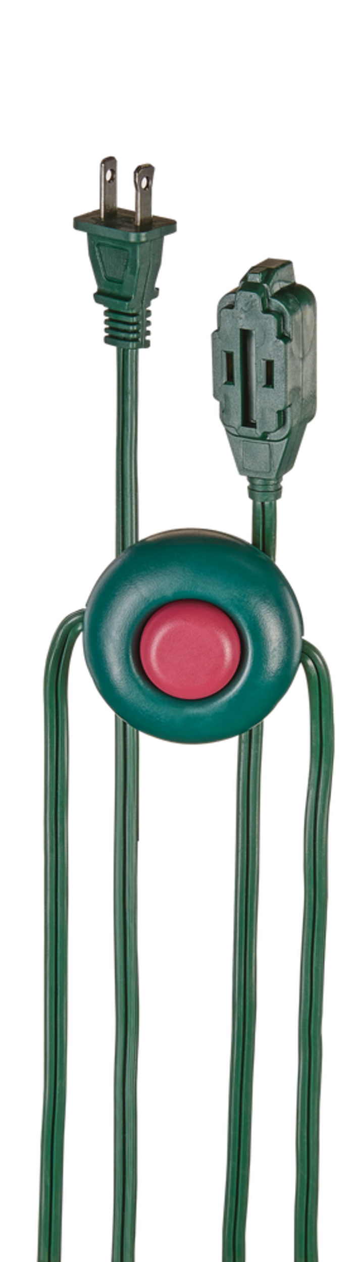 NOMA 14ft 7in 16/2 Indoor Extension Cord, ON/OFF Foot Switch, Green