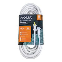 NOMA 24-ft 11-in 16/2 Outdoor Extension Cord with 1 Outlet Front_Elevated