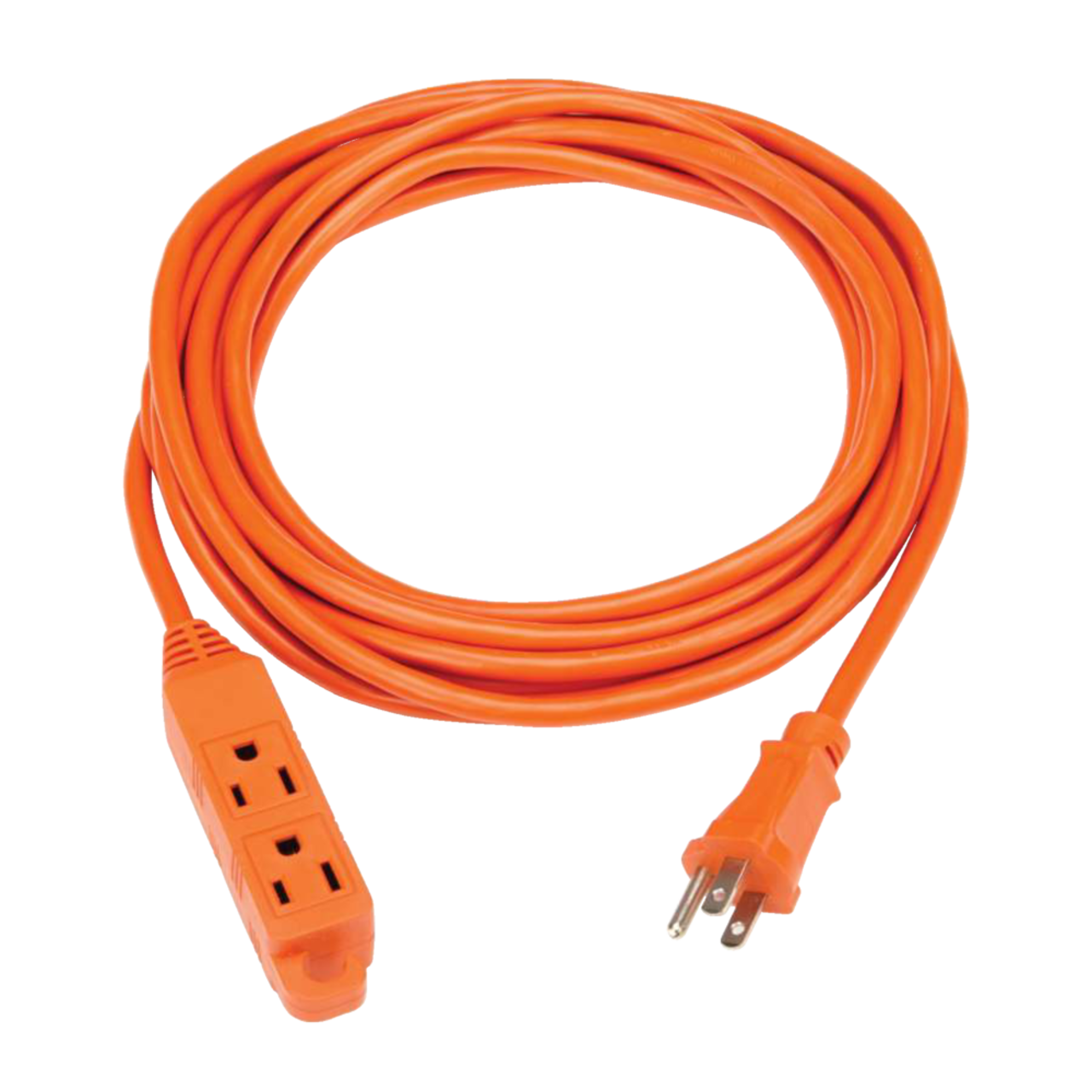 NOMA 16-ft 5-in 16/3 Outdoor Extension Cord with 3 Grounded Outlets, Orange