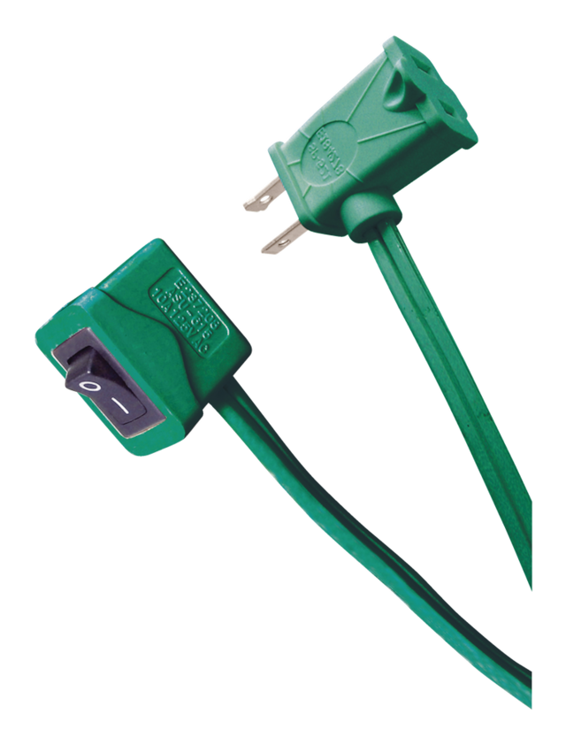 NOMA 9ft 10in 16/2 Indoor Extension Cord, ON/OFF Switch, 1 Outlet