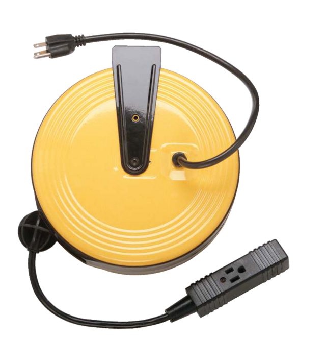 Mastercraft 30ft 16/3 Retractactabe Extension Cord Reel with 3