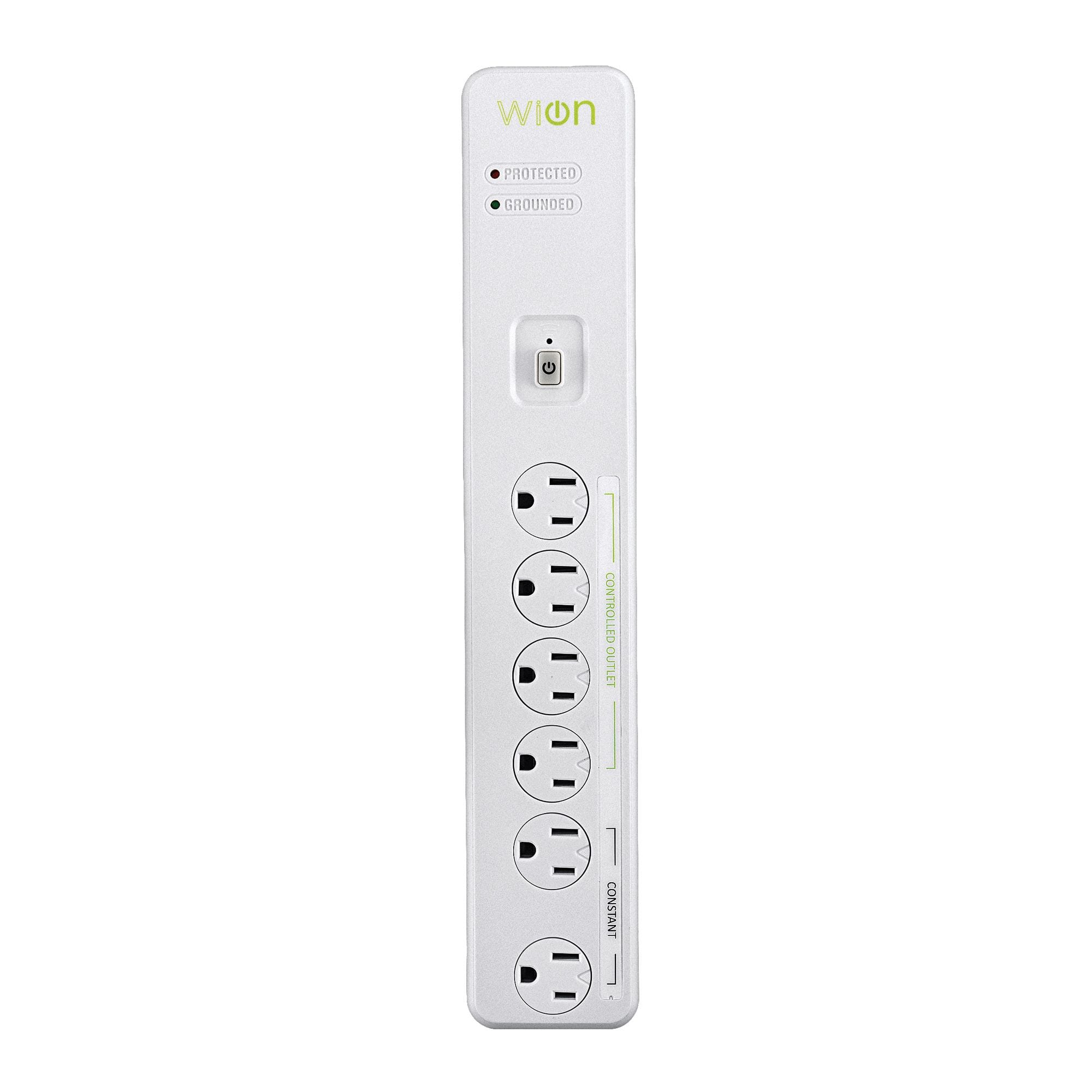 Certified 6-Outlet Surge Protector Power Bar, 3-ft cord, 350 Joules, White