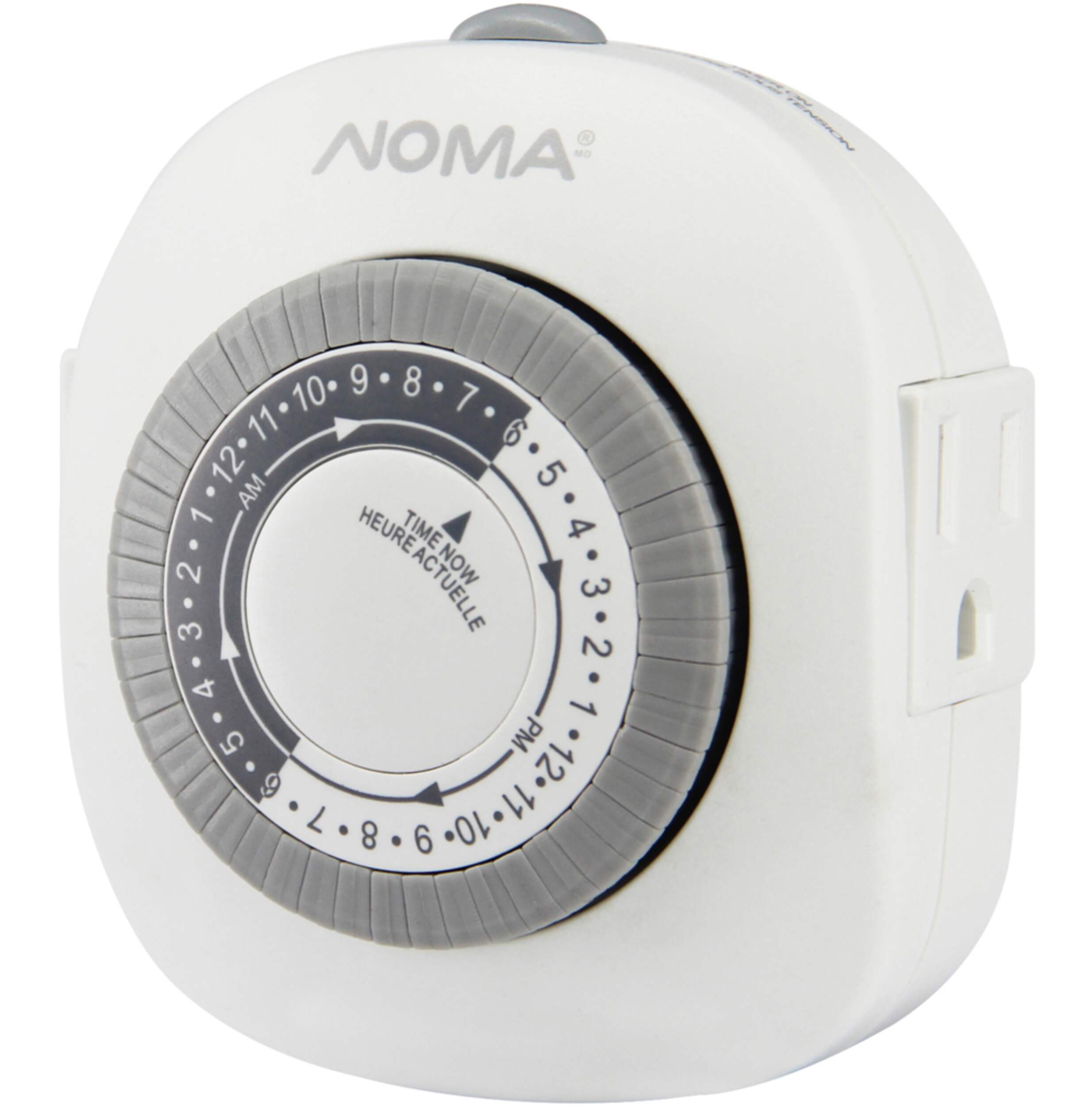 NOMA 24 Hour Indoor Mechanical Timer, 24 Programmable settings, 2