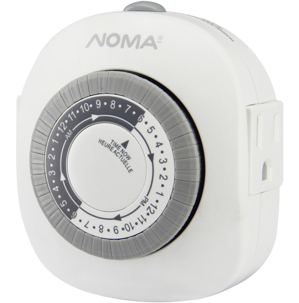 NOMA 24 Hour Indoor Mechanical Timer, 24 Programmable settings, 2