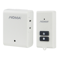 NOMA Wireless Remote Control Outlet, White Front_Angled_Left