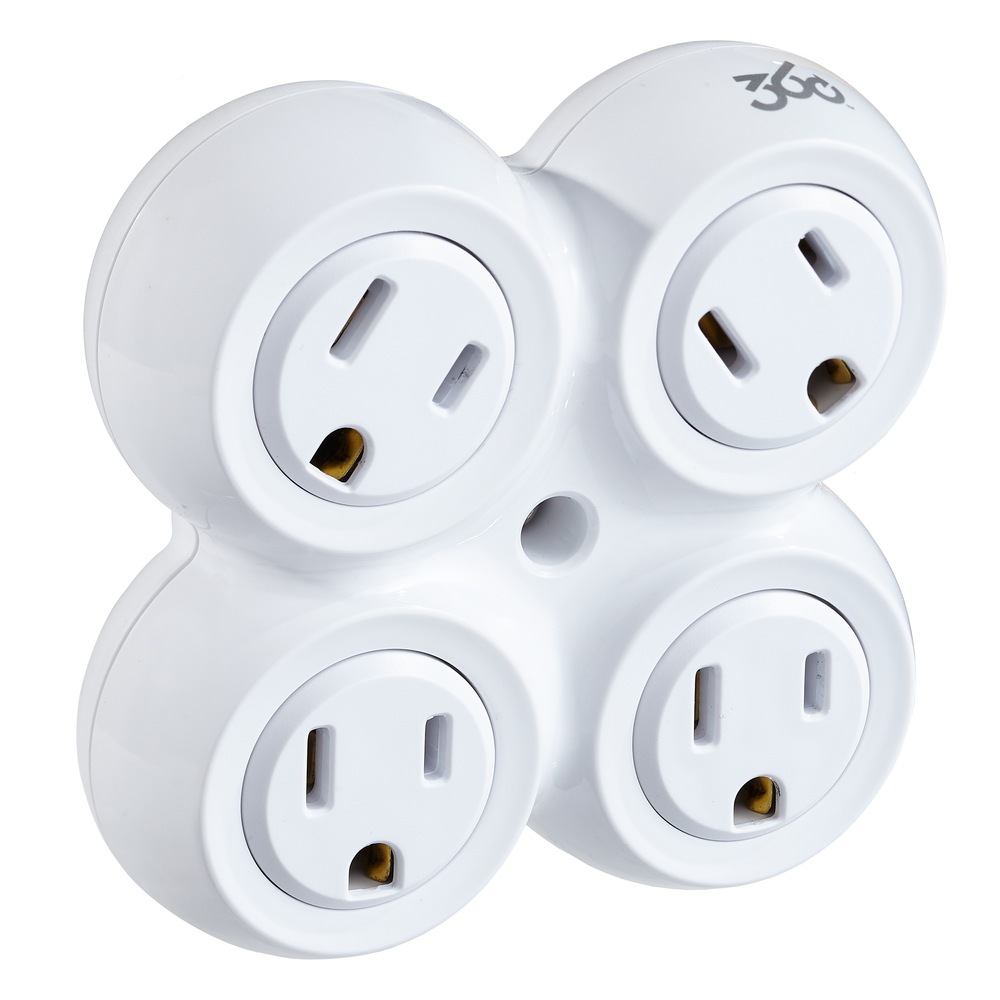 NOMA 360 4Rotating Outlet Adaptor, White Canadian Tire