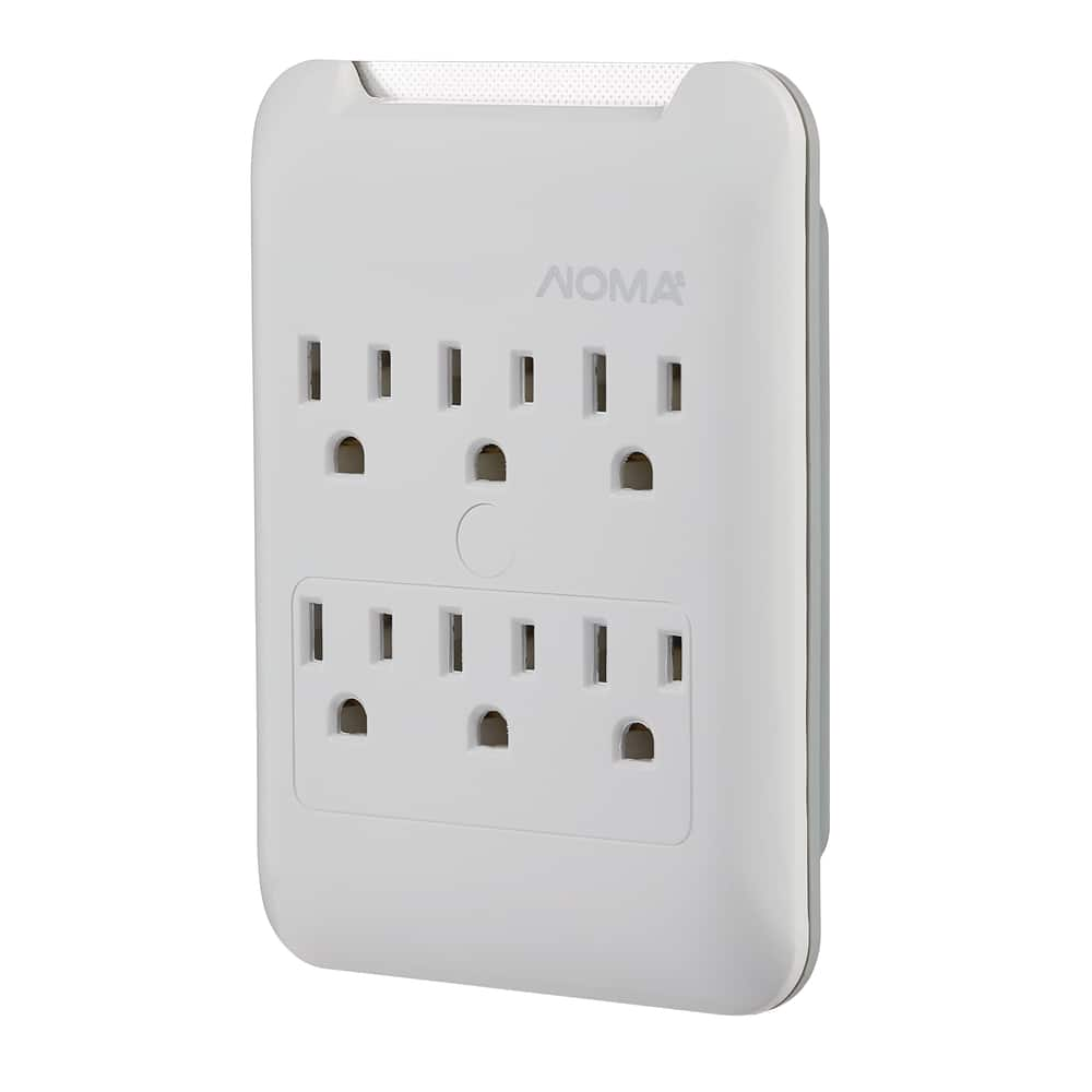 noma-6-outlet-extender-wall-tap-with-surge-protector-540-joules