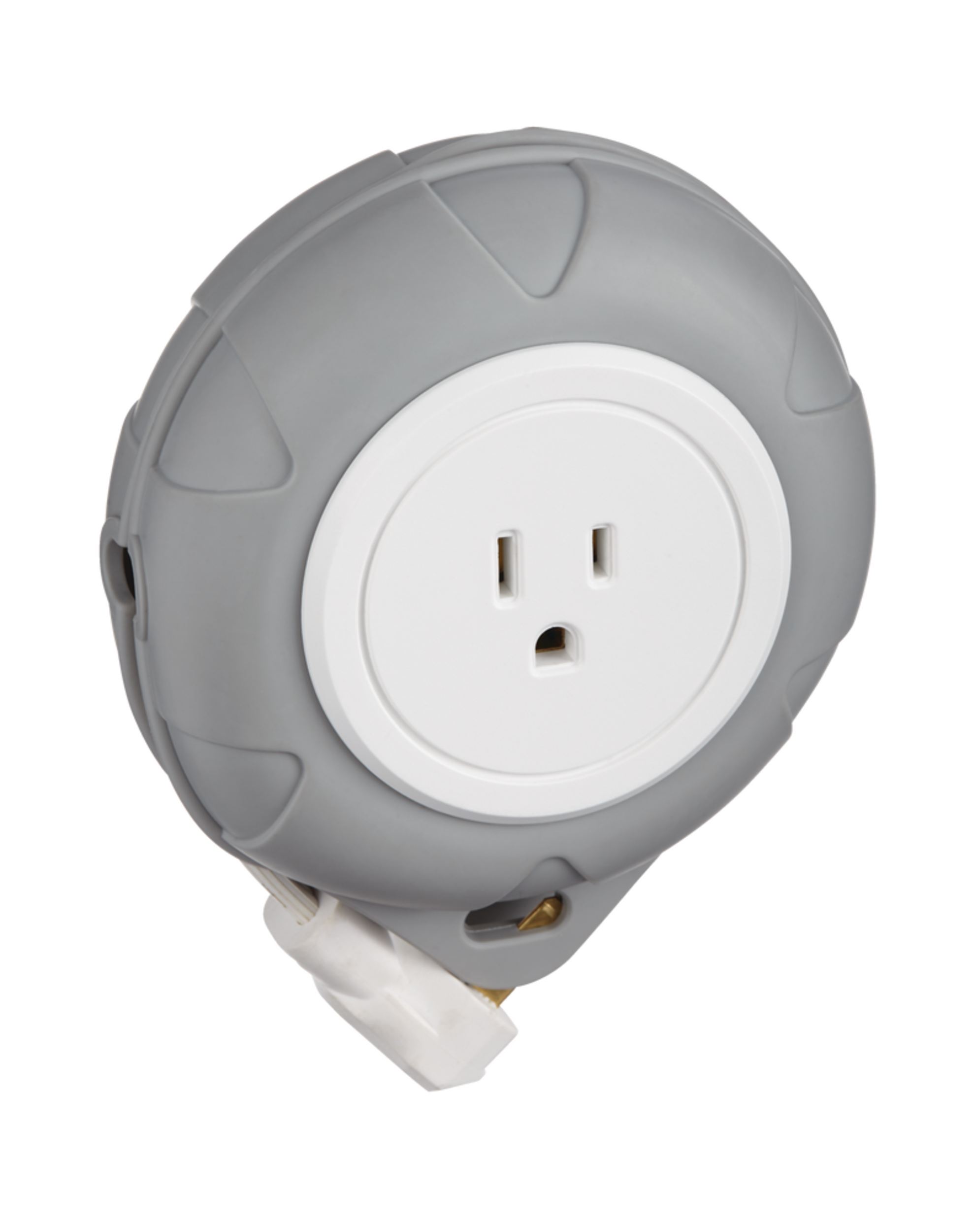 NOMA 1Outlet and 2 USB Travel Extension Cord, 6ft Retractable Plug