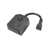 Minuterie branchable intelligente Bluetooth pour l'extérieur Globe Beacon, 2 prises, cordon de 6 pi, noir Overhead_Plunge