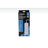 NOMA 8-Outlet Power Bar with 4-USB Power Delivery & Circuit Breaker, 3-ft Cord, White Front_Angled_Left