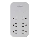 NOMA 6-Outlet Wall Block with 2 USB-A & USB-C Charging Ports Front_Flat