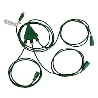 NOMA 28-ft Outdoor 3-Split Extension Cord Overhead_Plunge