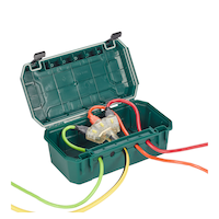 NOMA Outdoor Weatherproof Box Front_Three_Fourths_Angled_Right