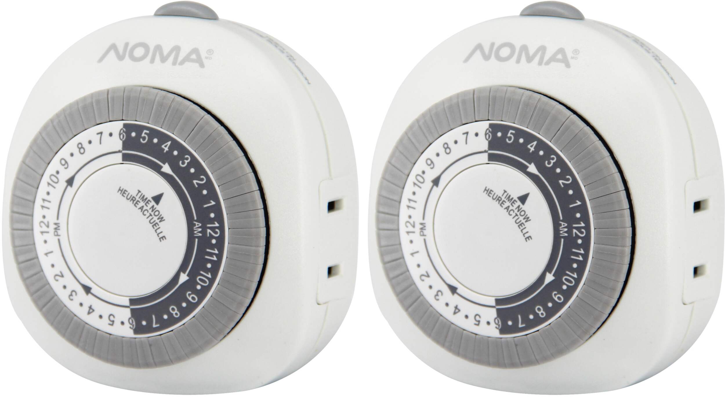 NOMA24 Hour Indoor Mechanical Timer, 2ok, 24 Programmable settings, 1