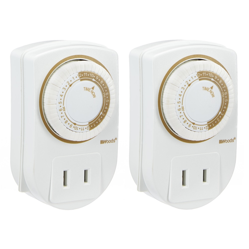 NOMA24 Hour Indoor Mechanical Timer, 2ok, 24 Programmable settings, 1