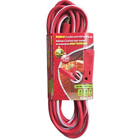 Ritecord 14-ft 7-in 16/3Outdoor Extension Cord with 3 Grounded Outlets, red/white/green