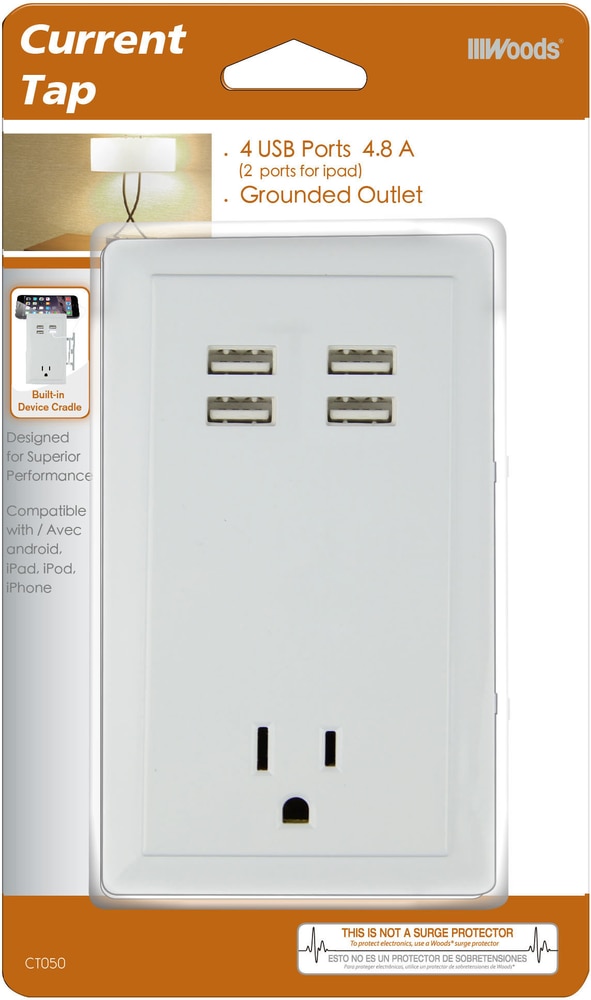 Southwire USB Charging Outlet With 4 USB Ports Canadian Tire