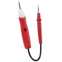 Voltmètre à 2 sondes Gardner Bender GET-3100 avec fil d'essai de 2 po, tension CA/CC, 80 à 250 V, rouge Composite_or_Mixed