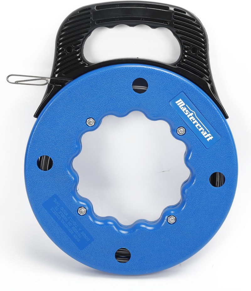 Mastercraft Electrician's Fish Tape with Tape Dispenser and Storage