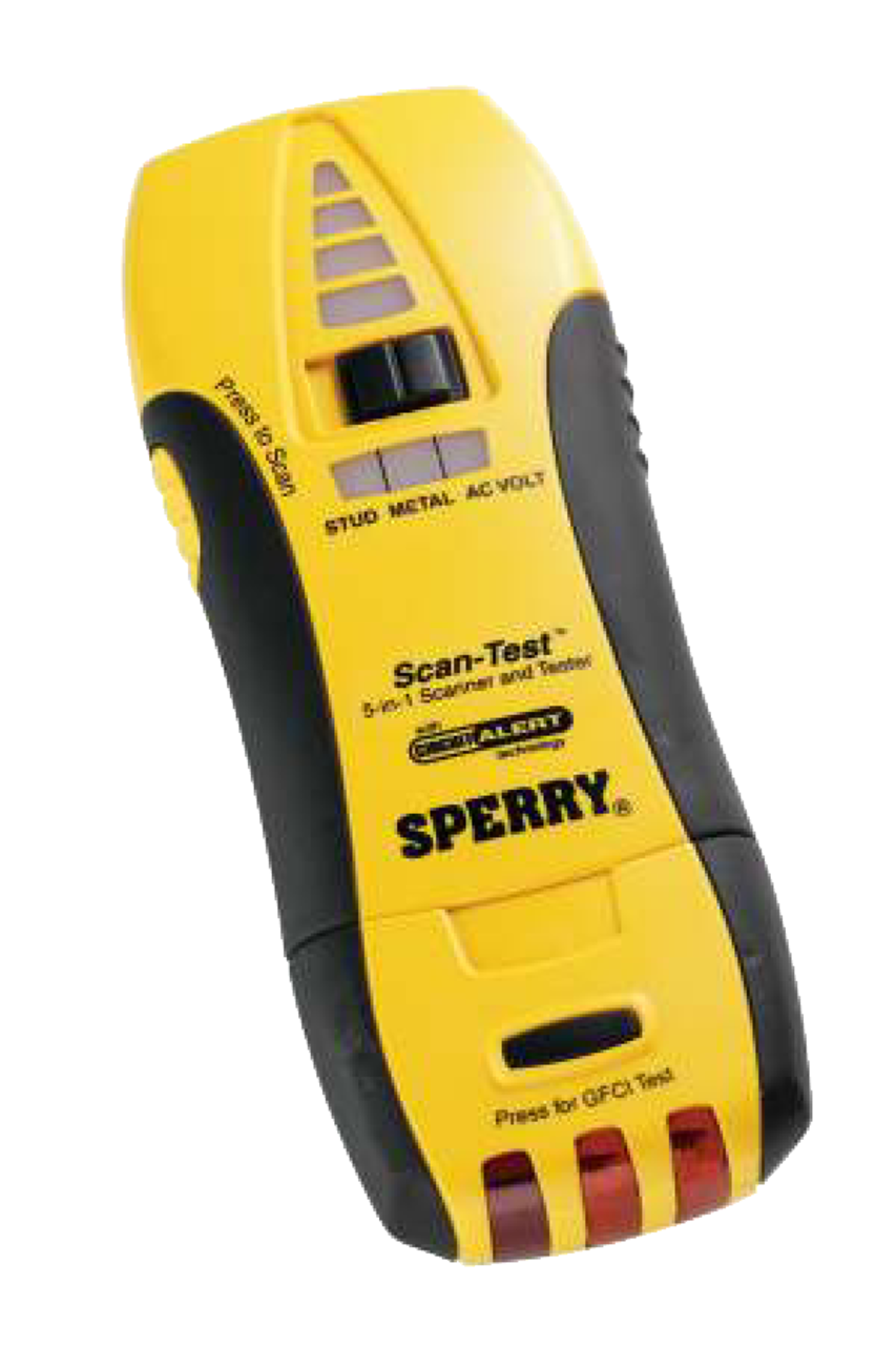 Sperry PD6902 Scan-Test 5-in-1 Scanner and Tester with Circuit ALERT, Yellow