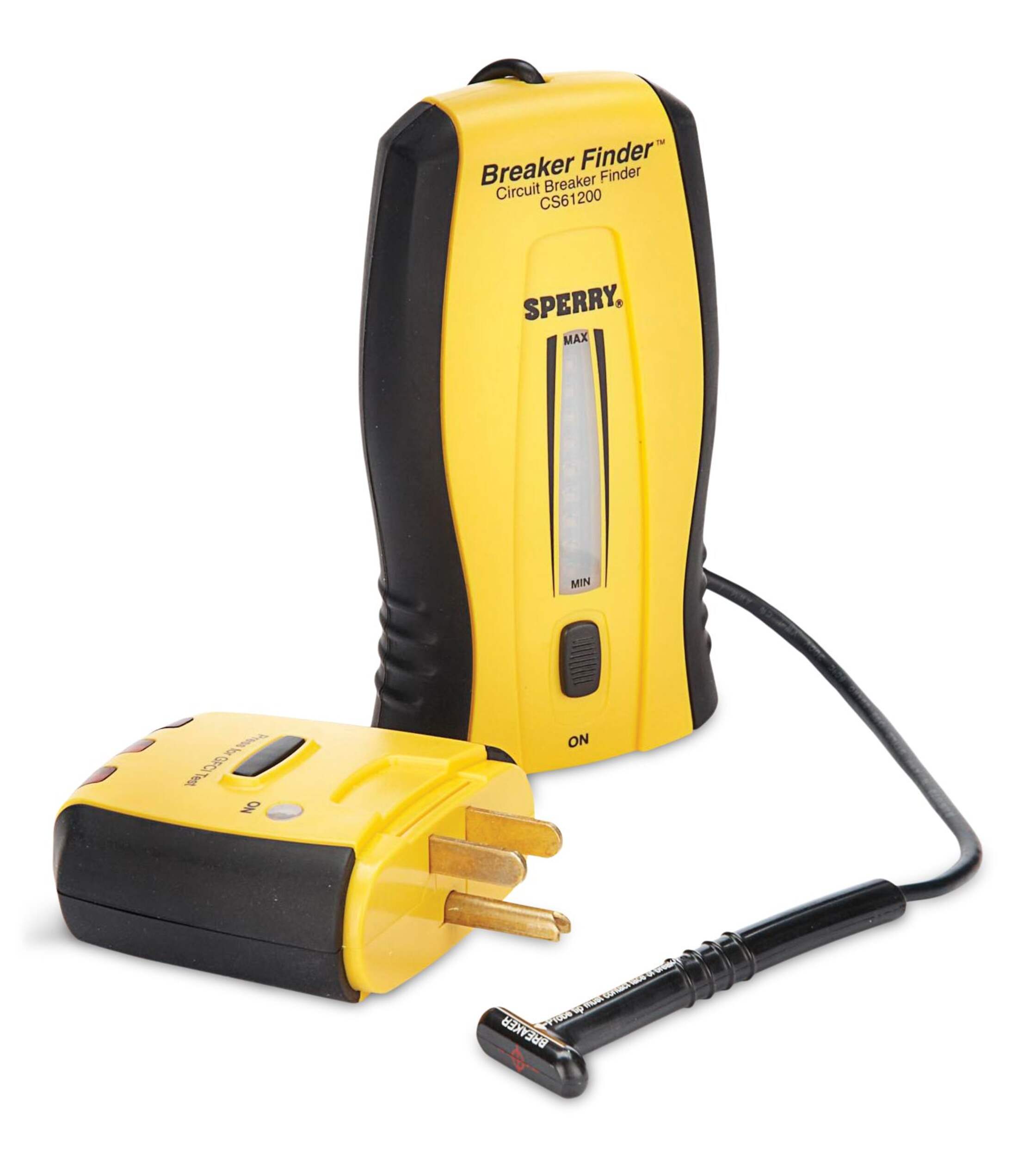 Sperry CS61200 Circuit Tracker Circuit Breaker Finder and GFCI Tester, Audible Alert, LED Indicator Composite_or_Mixed
