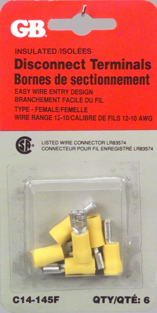 GARDNER BENDER TK-175 Solderless Electrical Terminal Kit, Assorted, 175-pcs
