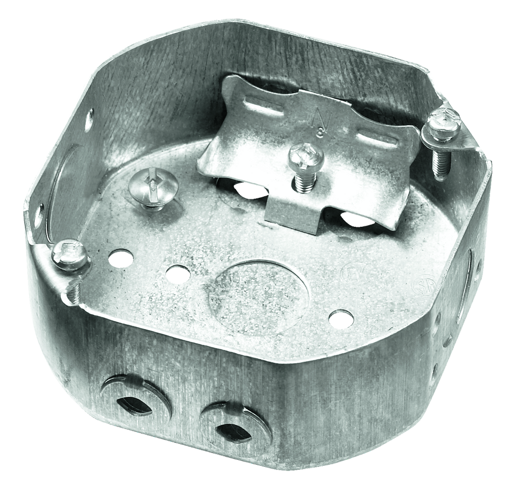 Thomas & Betts Octagonal Steel Box with Clamps Canadian Tire