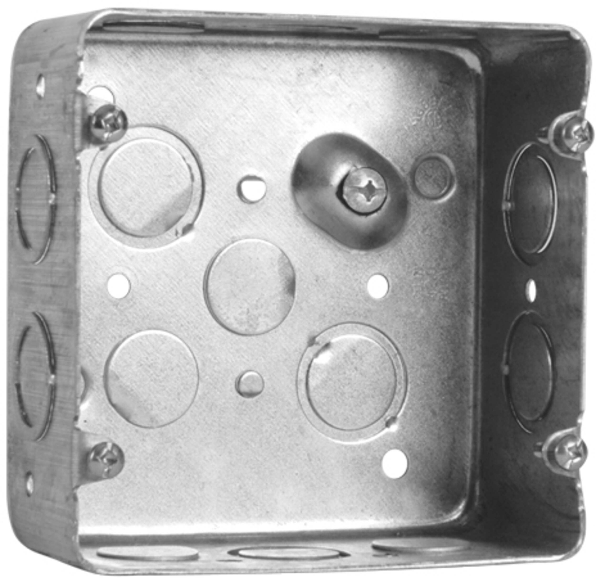 Hubbell 72171KBAR Range/Dryer Square Electrical Box with Knockouts, 11