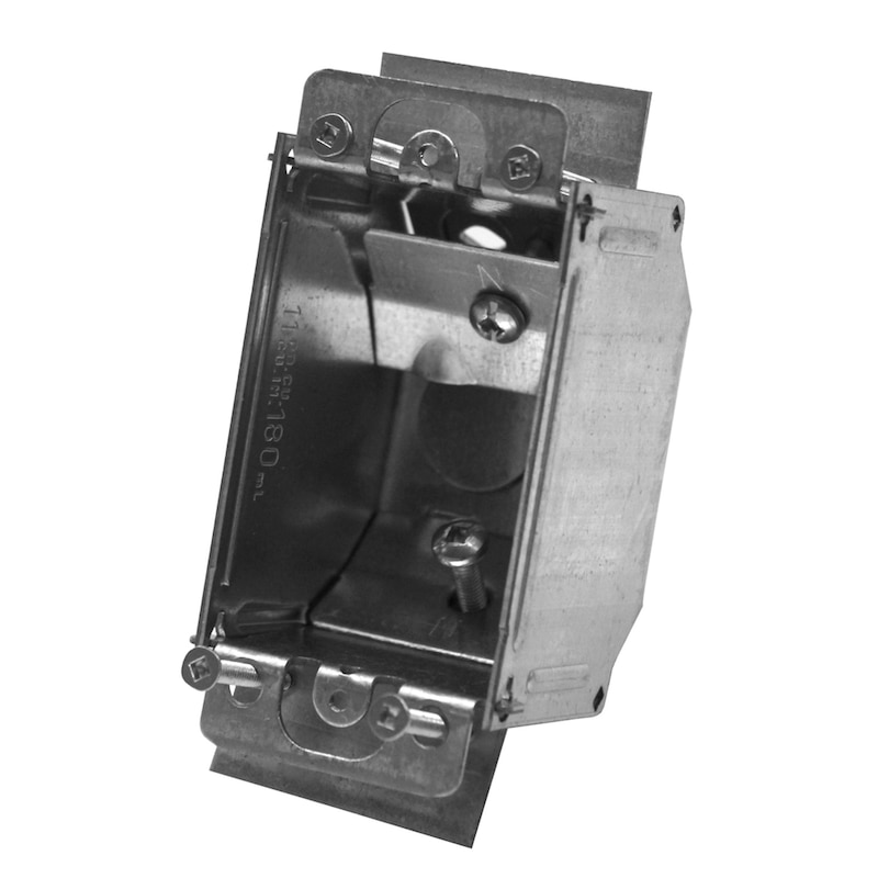 Hubbell EZ101BAR Rework Gangable Device Box with Flush Ears, Knockout