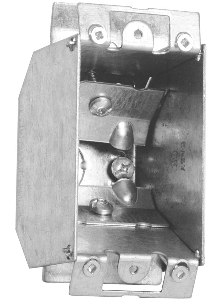 Hubbell EZ101BAR Rework Gangable Device Box with Flush Ears, Knockout