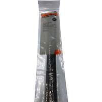 Certified Medium Duty UV Resistant Cable Ties, Black, 14-in, 8-pk