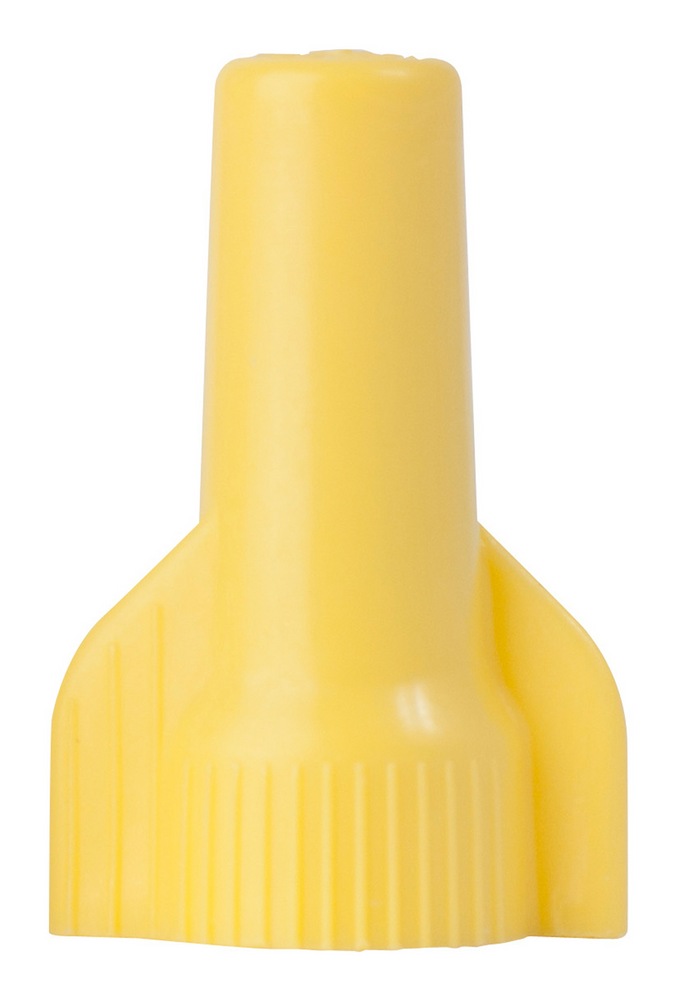 GARDNER BENDER ULTRA WingGuard Yellow Twiston Wire Connector, 25pk