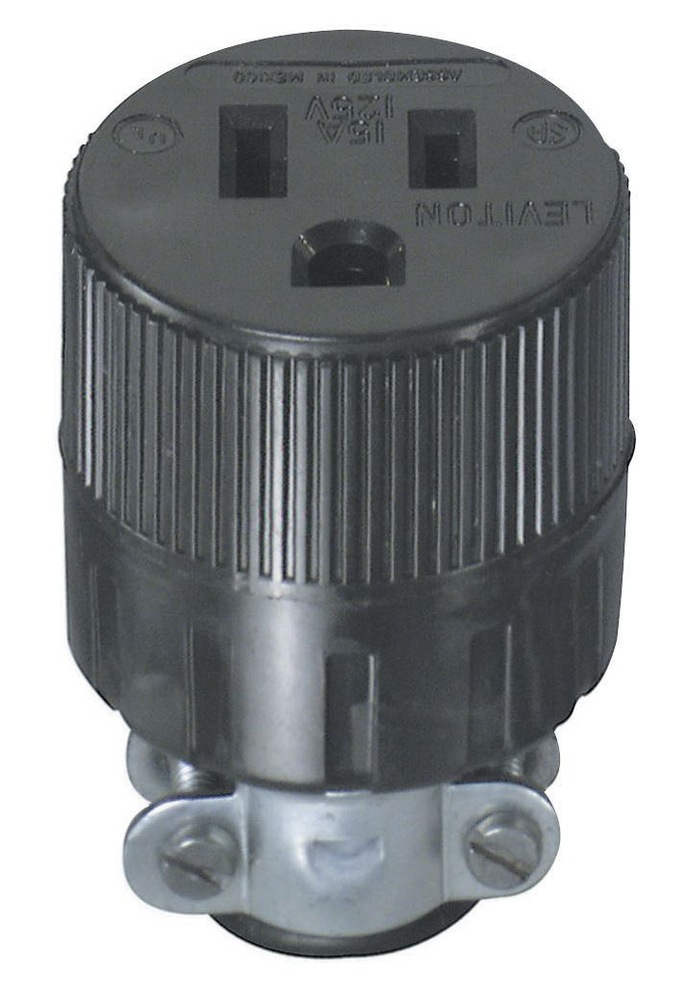 Leviton Vinyl Connector with Cord Clamp, 00617000 Canadian Tire
