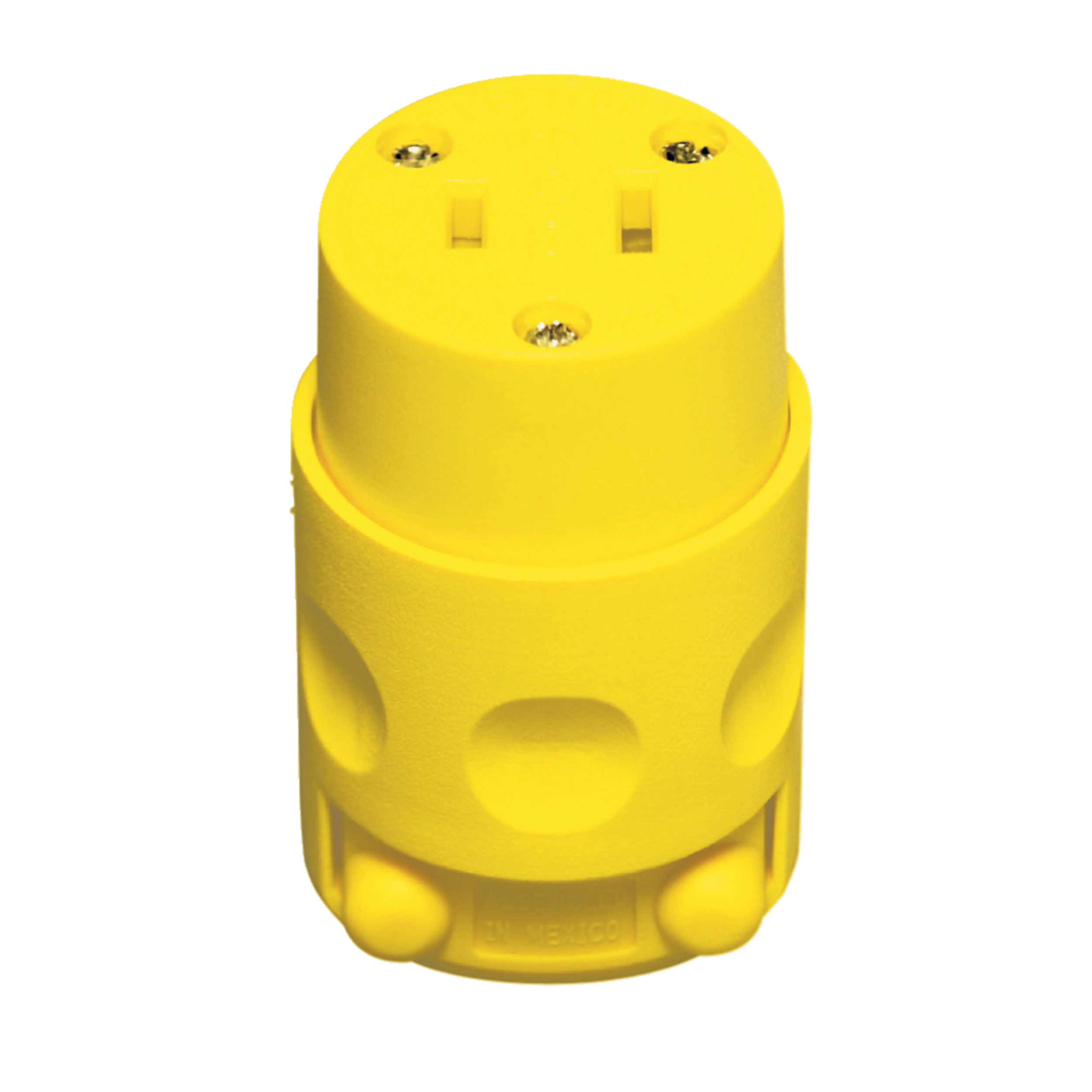 Leviton 115CV-000 PVC Connector, 15 Amp, 125 Volt, Non Grounding, Residential Grade Front_Elevated