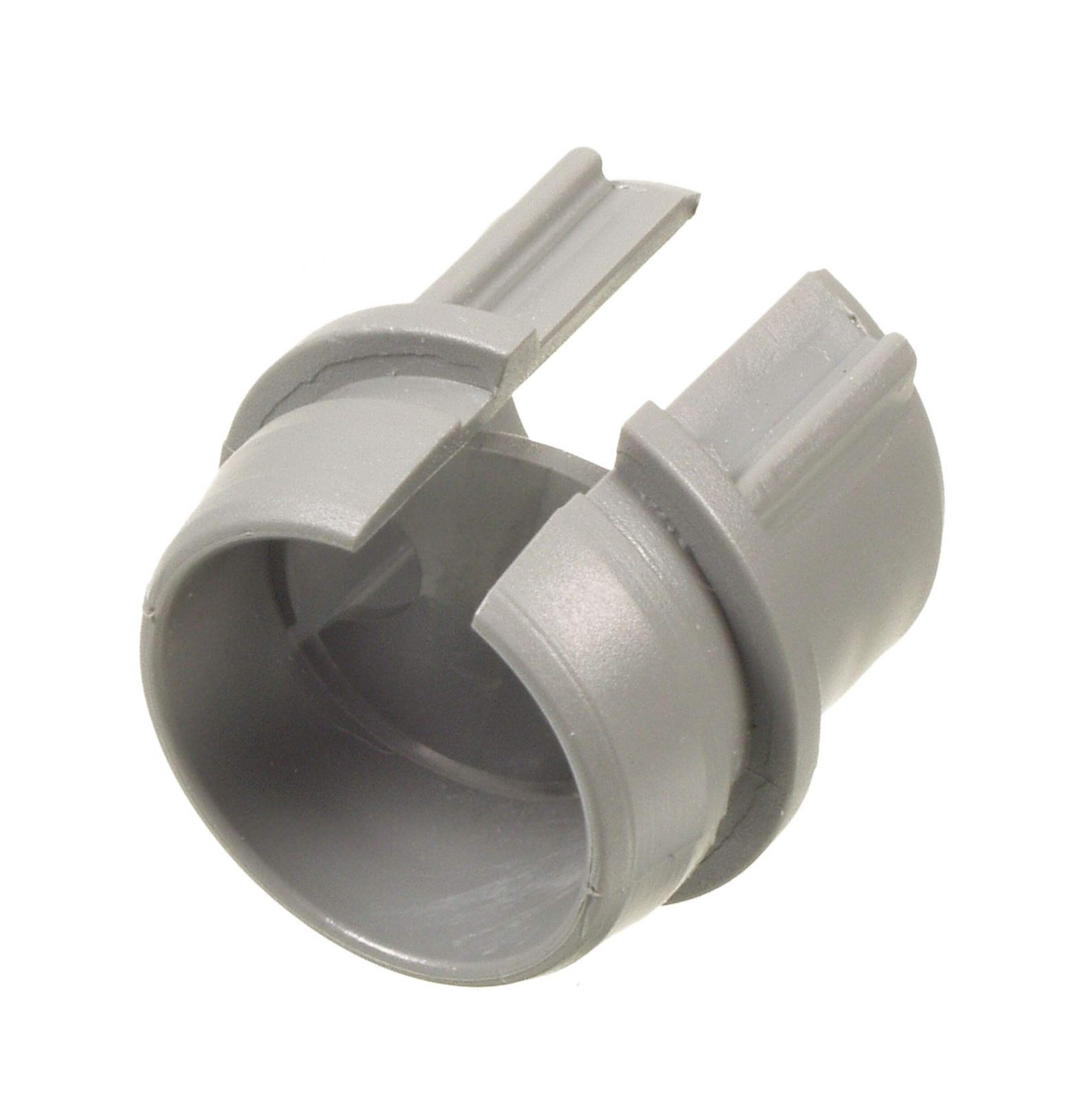 Connecteur en plastique à enfoncer, gris, 1/2 po, paq. 4 Front_Angled_Left