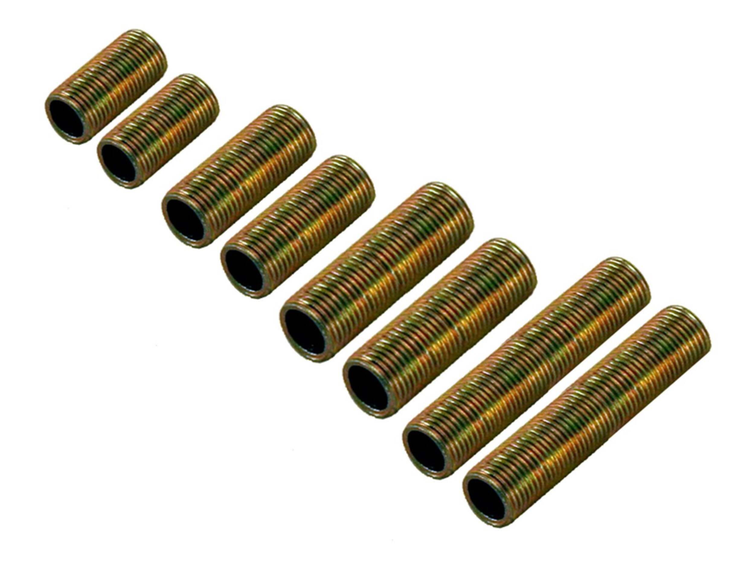 Atron Electro Industries LA921 Zinc Plated Nipples, Assorted, 8-pk Front_Elevated