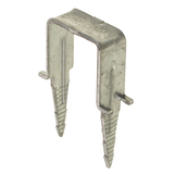 Agrafes de câble en acier galvanisé, no 4, paq. 8 Front_Angled_Left