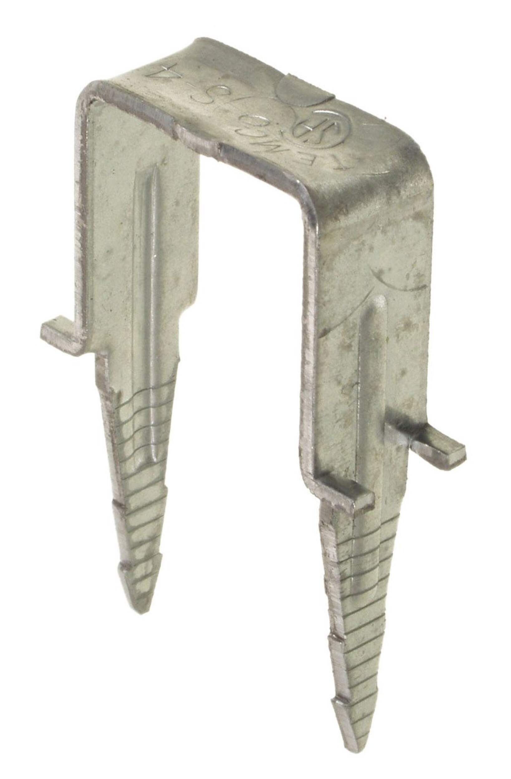 Agrafes de câble en acier galvanisé, no 4, paq. 8 Front_Angled_Left