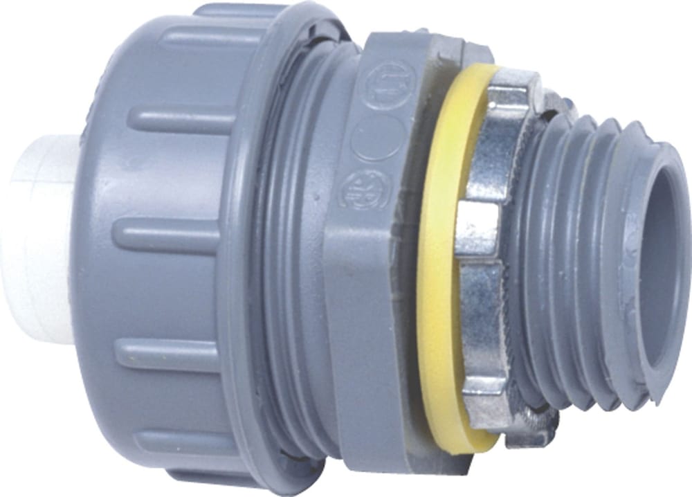 IPEX 37037712 PVC Straight Carflex Fitting with O Ring, Foam Washer