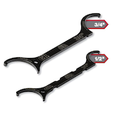 GARDNER BENDER LNW-KIT 1/2 inch & 3/4 Inch Locknut Wrench Kit, Black Overhead_Flat