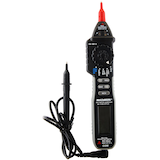 MAXIMUM Pen Style Digital Multimeter, 200 Counts, Black Front_Flat