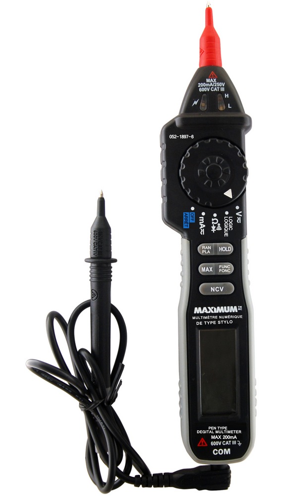 MAXIMUM Pen Style Digital Multimeter Canadian Tire