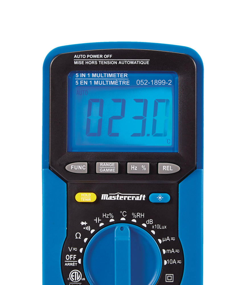 Mastercraft 5in1 Digital Multimeter Canadian Tire