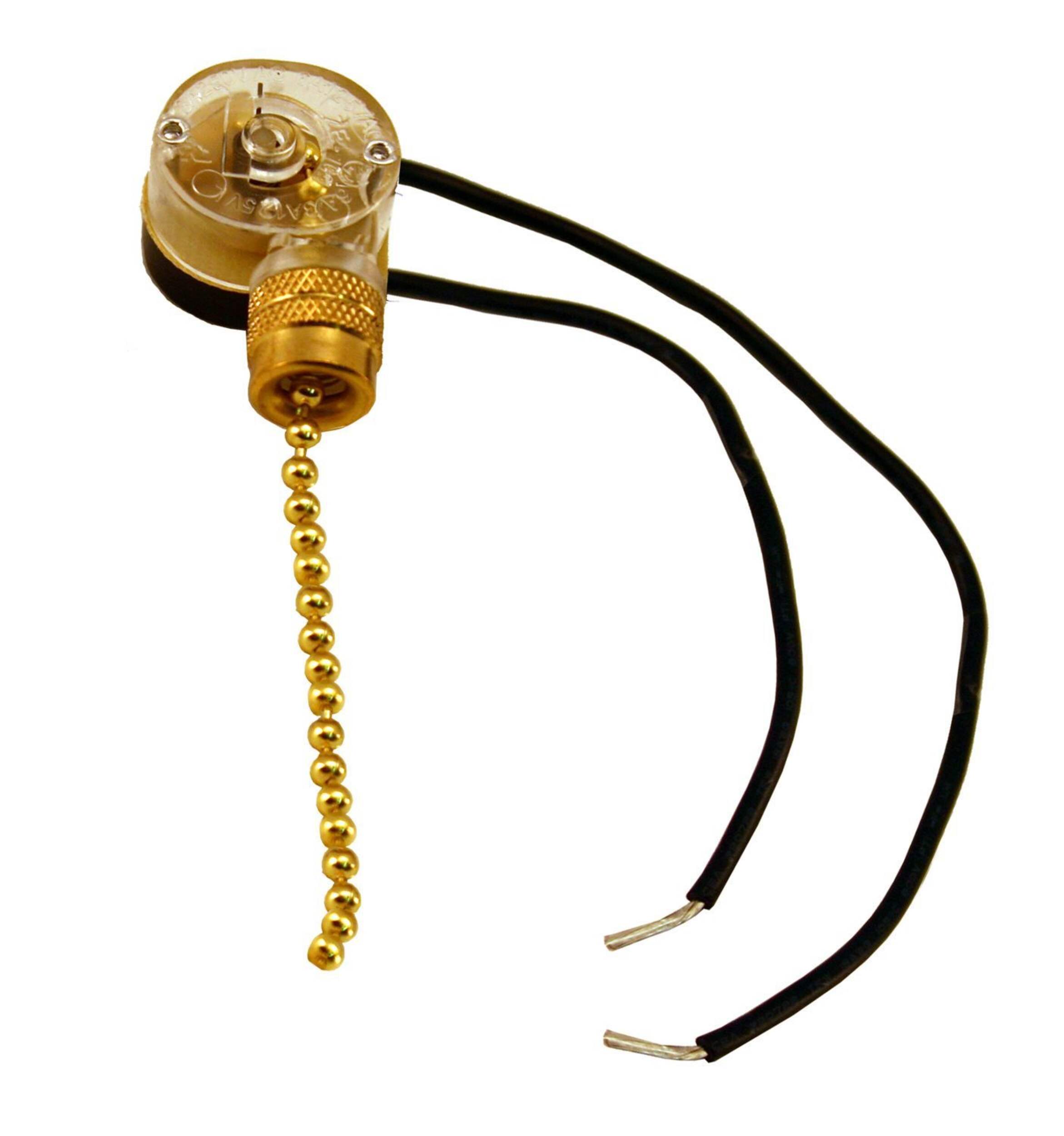 Interrupteur marche/arrêt à circuit unique Gardner Bender GSW-32 pour ventilateur à chaînette Bottom_Plunge