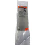 Certified Medium Duty UV Resistant Cable Ties with Mounting Head, White, 7.5-in, 10-pk Overhead_Flat