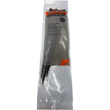 Certified Medium Duty UV Resistant Cable Ties with Mounting Head, Black, 7.5-in, 10-pk Overhead_Flat
