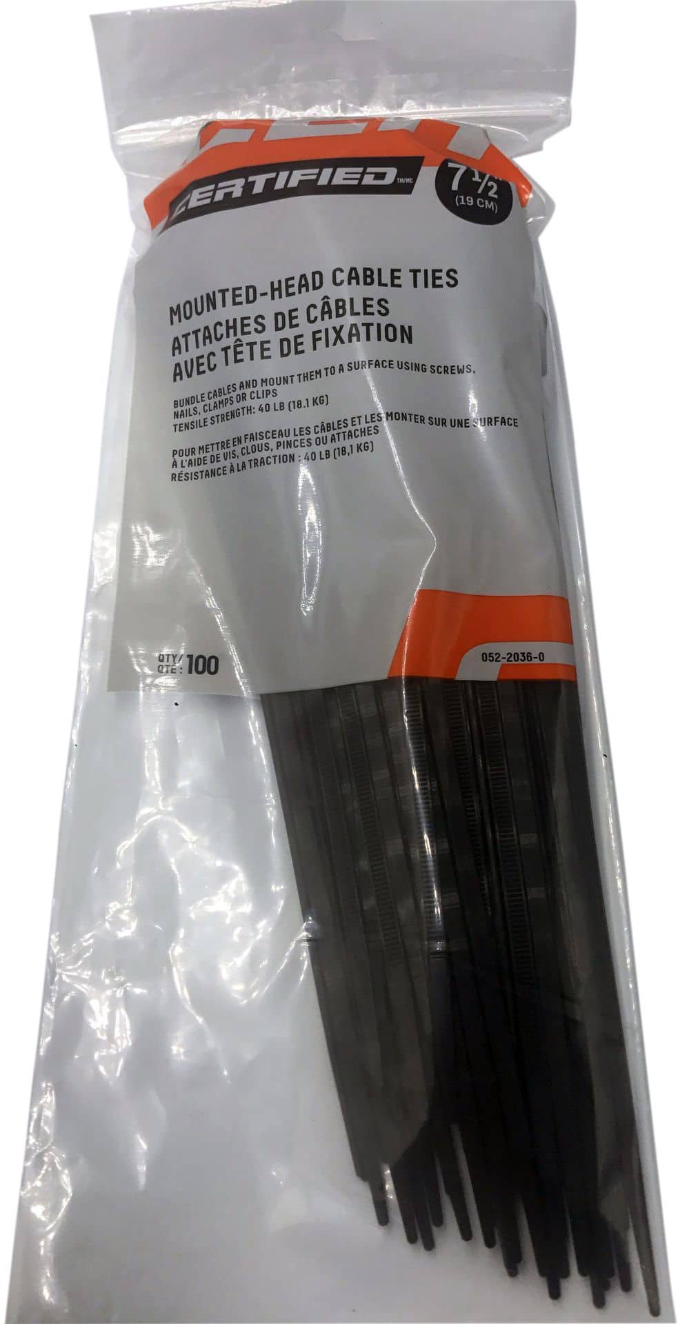 Certified Medium Duty Releasable Cable Ties with 50-lbs Tensile