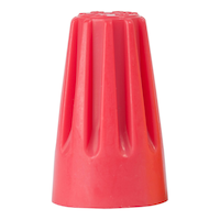 GARDNER BENDER 25-006 WireGard High Peformance Twist On Wire Connectors, 18-10 AWG, Red, 25-pk Front_Elevated