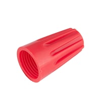 GARDNER BENDER 19-006 WireGard High Performance Twist On Wire Connectors, 18-10 AWG, Red, 6-pk