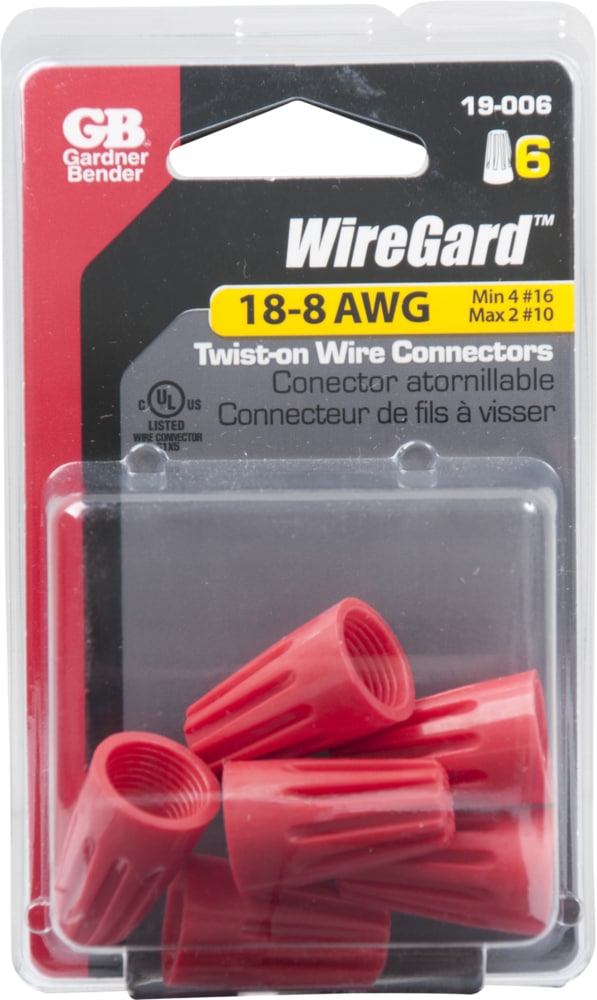 Gardner Bender WireGard Twist-on Wire Connector-Yellow 25/Bag